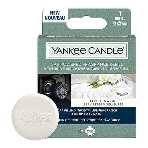 Yankee Candle Náplň vône do auta , Našuchorené uteráky, 1 ks